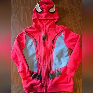 Red Spider-Themed Hoodie